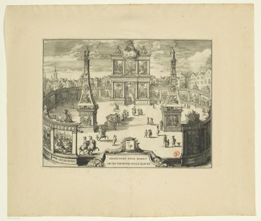 Arch of Triumph on the market, 1691