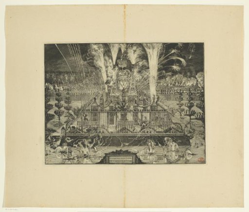 Fireworks in the Hofvijver, 1691