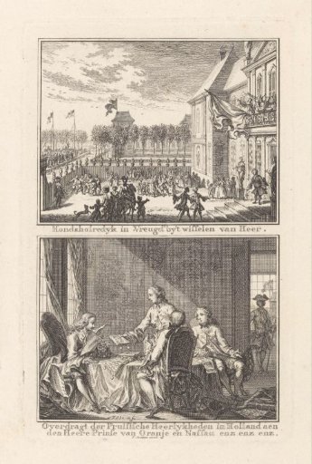 Honselaarsdijk Palace changes owner / Sale of the Prussian lordships to Anna of Hanover, 1754