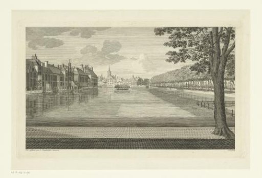 View of the Hofvijver in The Hague