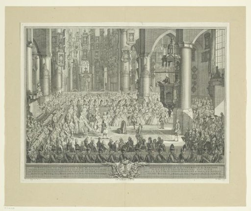 Marriage of Charles Christian of Nassau-Weilburg with Princess Carolina, 1760