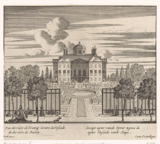 View of the Rear of Huis ten Bosch