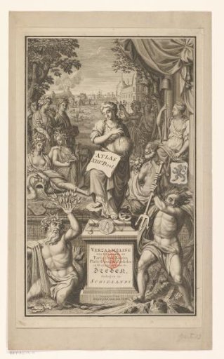 Title Print for Portfolio 13 of the Atlas Ottens (Schieland)