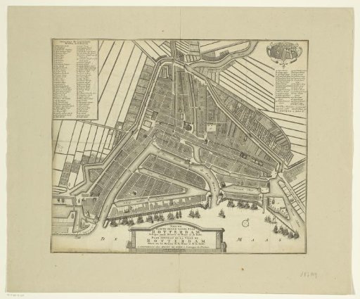 Map of Rotterdam