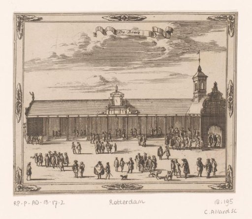 View of the Exchange in Rotterdam