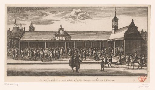 View of the Exchange in Rotterdam