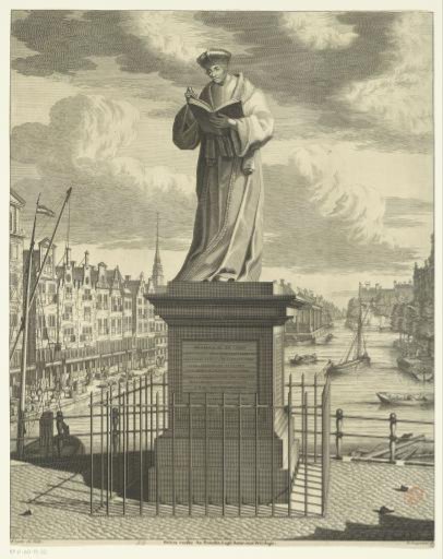 Statue of Desiderius Erasmus in Rotterdam