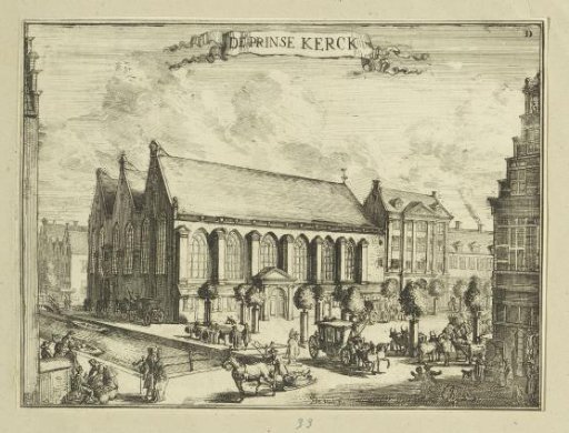 View of the Prins Church in Rotterdam