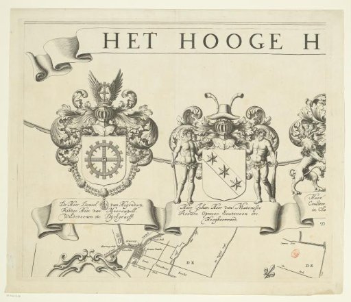 Map of the Hoogheemraadschap of Schieland (first part)