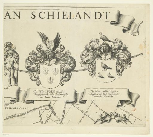 Map of the Hoogheemraadschap of Schieland (third part)