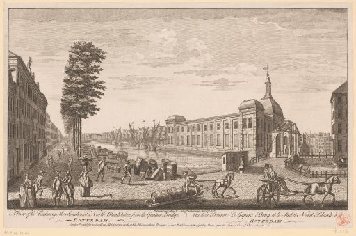 View of the Exchange in Rotterdam