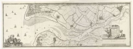 Map of the Maas from Rotterdam to the North Sea