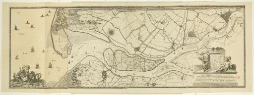 Map of the Maas from Rotterdam to the North Sea