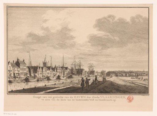 View of a Part of the Harbor of Vlaardingen