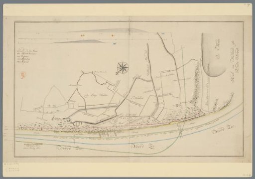 Map of the coast near Ter Heijde and s-Gravenzande