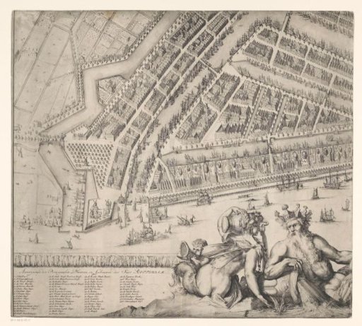Map of Rotterdam (lower left part)