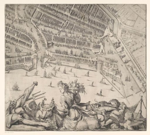 Map of Rotterdam (lower right part)