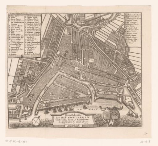 Plan of Rotterdam