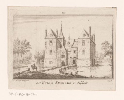 View of Spangen Castle, 1550