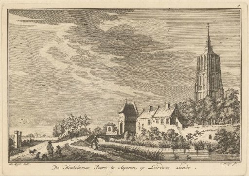 View of the Heukelumse Poort at Asperen