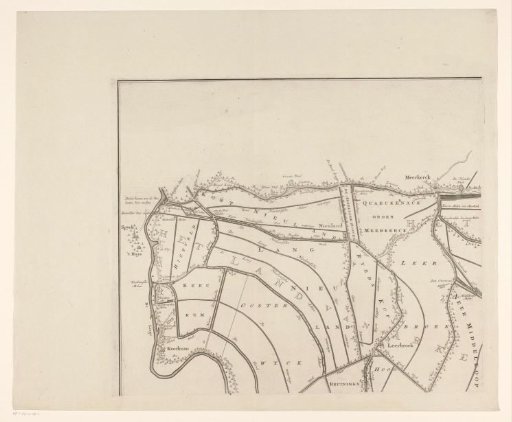 Map of the Vijfheerenlanden (top left part)