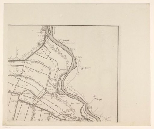 Map of the Vijfheerenlanden (upper right part)