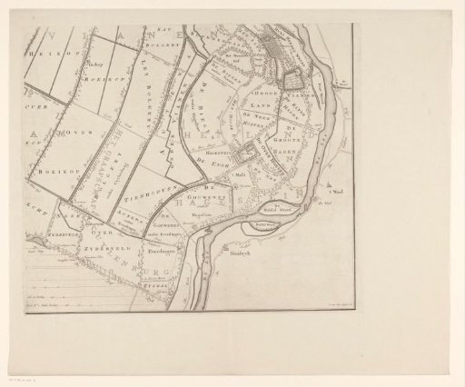 Map of the Five Lords' Lands (lower right section)
