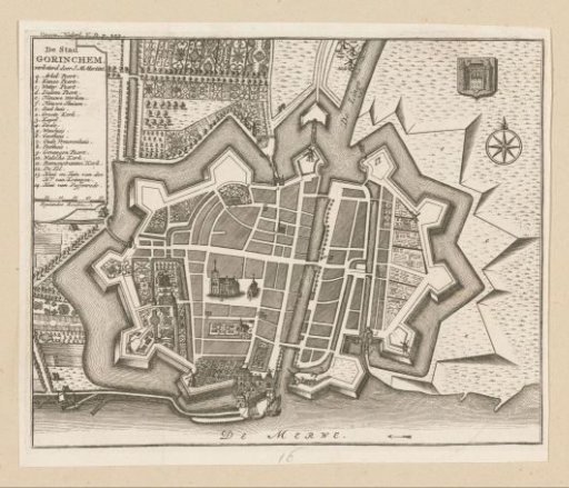 Map of Gorinchem
