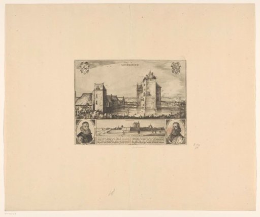 Loevestein Castle, where Rombout Hogerbeets and Hugo de Groot were imprisoned, 1619