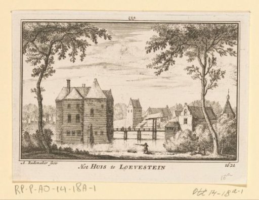 View of Loevestein Castle, 1621
