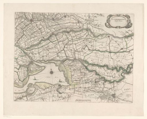 Map of part of South Holland
