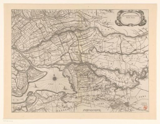 Map of a part of South Holland