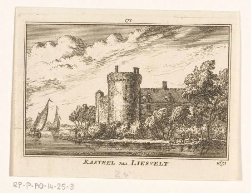 View of Liesveld Castle, 1631