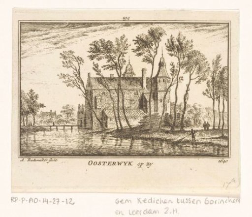 View of Huis Oosterwijk, 1640