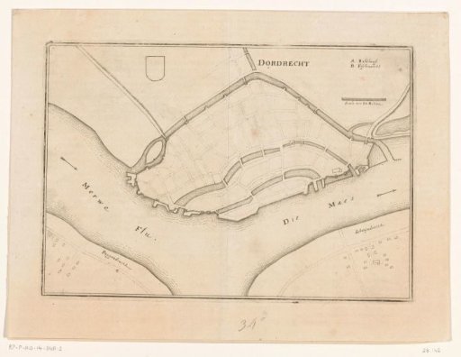Fortress plan of Dordrecht