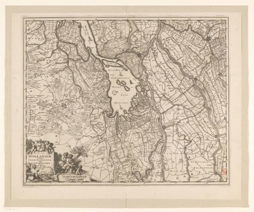 Map of a part of South Holland