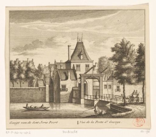 View of the Sint-Jorispoort at Dordrecht