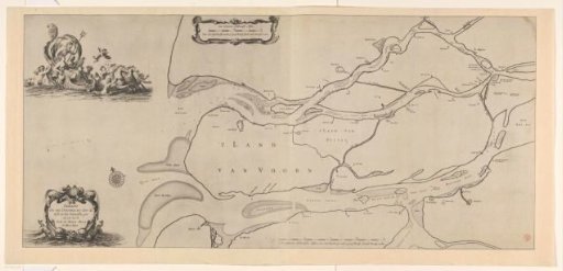 Nautical chart of the South Holland islands