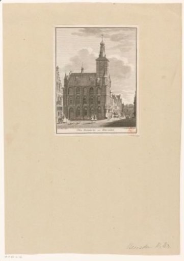 View of the Old Town Hall in Heusden