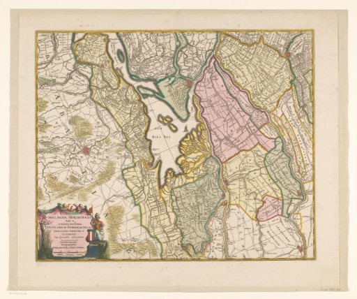 Map of a part of South Holland