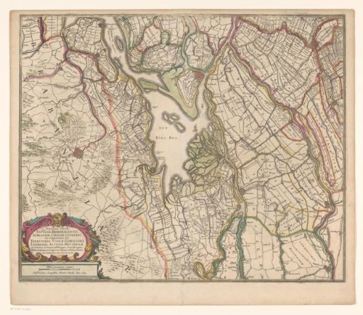 Map of a part of South Holland