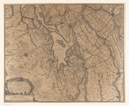 Map of a part of South Holland