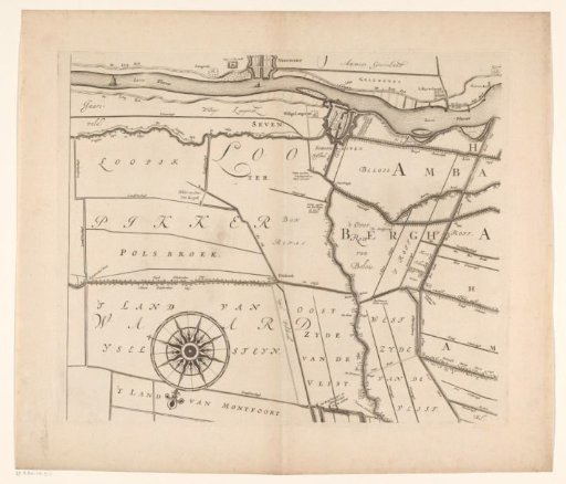 Map of the Hoogheemraadschap of the Krimpenerwaard (first part of the map)