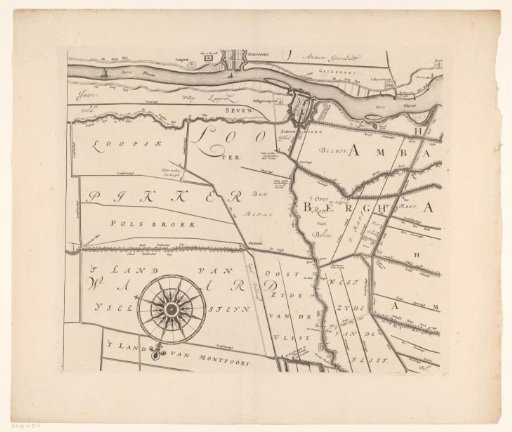 Map of the Hoogheemraadschap of the Krimpenerwaard (first part of the map)