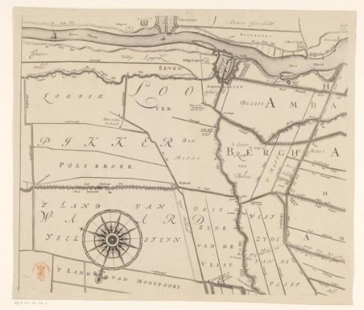 Map of the Hoogheemraadschap of the Krimpenerwaard (first part of the map)