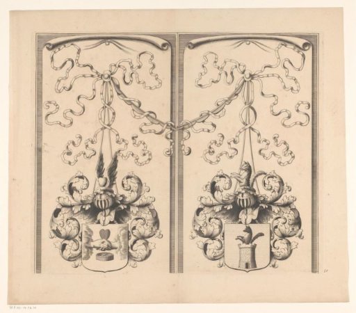 Map of the Hoogheemraadschap of the Krimpenerwaard (part of the coat of arms border)