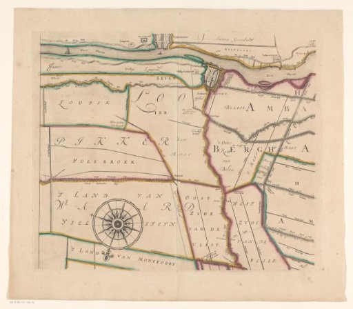 Map of the Hoogheemraadschap of the Krimpenerwaard (first part of the map)