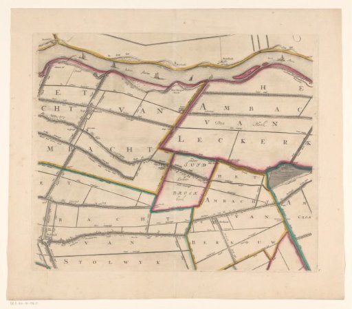 Map of the Hoogheemraadschap of the Krimpenerwaard (second part of the map)