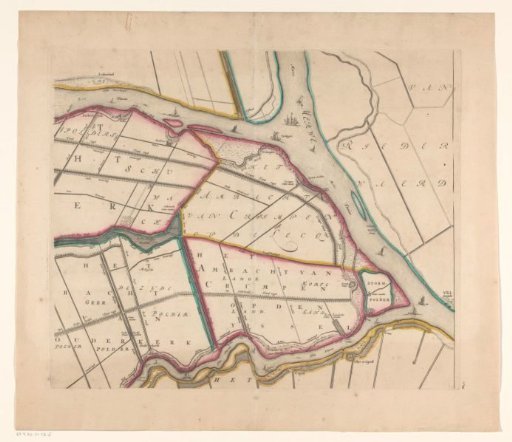 Map of the Hoogheemraadschap of the Krimpenerwaard (third part of the map)