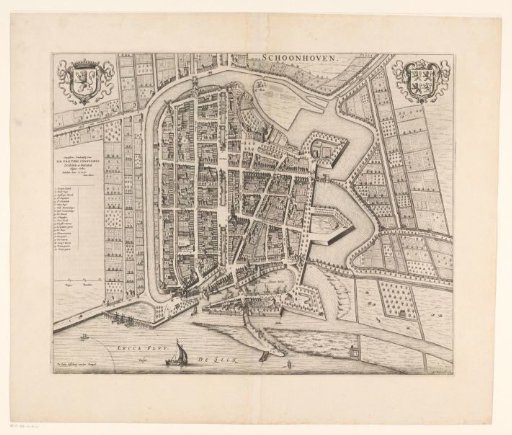 Plan of Schoonhoven